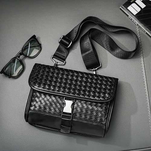 手工编织胸包单肩包潮流背包挎包