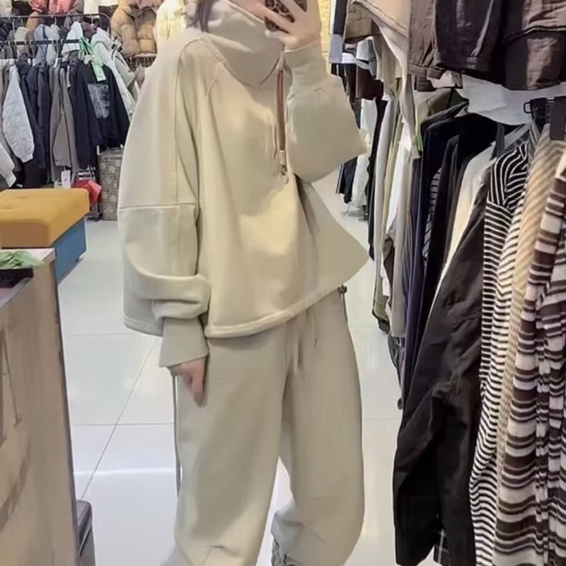 风情印象圈棉春季新款大码卫衣女