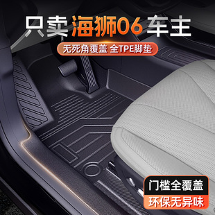 适用于海狮06脚垫TPE全包围2025新款DM/EV汽车改装内饰配件用品