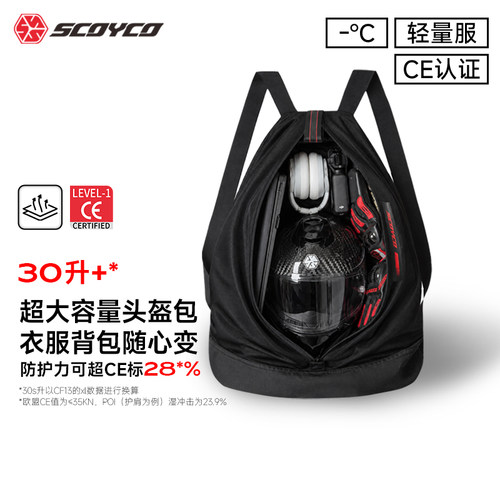 骑行头盔包背包大容量收纳全盔