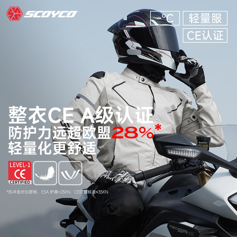 赛羽摩托车骑行服机车赛车服CE级防护防摔透气舒适轻感夏季四季男