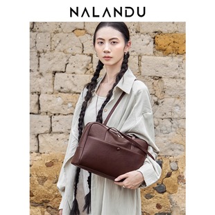 2025新款 NALANDU纳兰杜保龄球包包女式 单肩包通勤大号吐司包女包