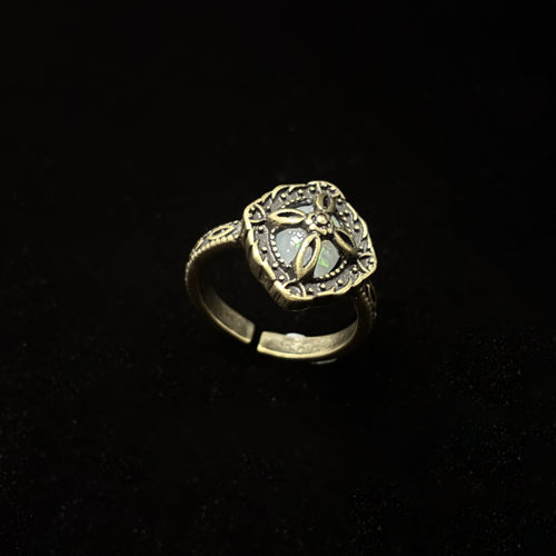 vintage 古着 Devil's Eye 爱心中古戒指 古著饰品