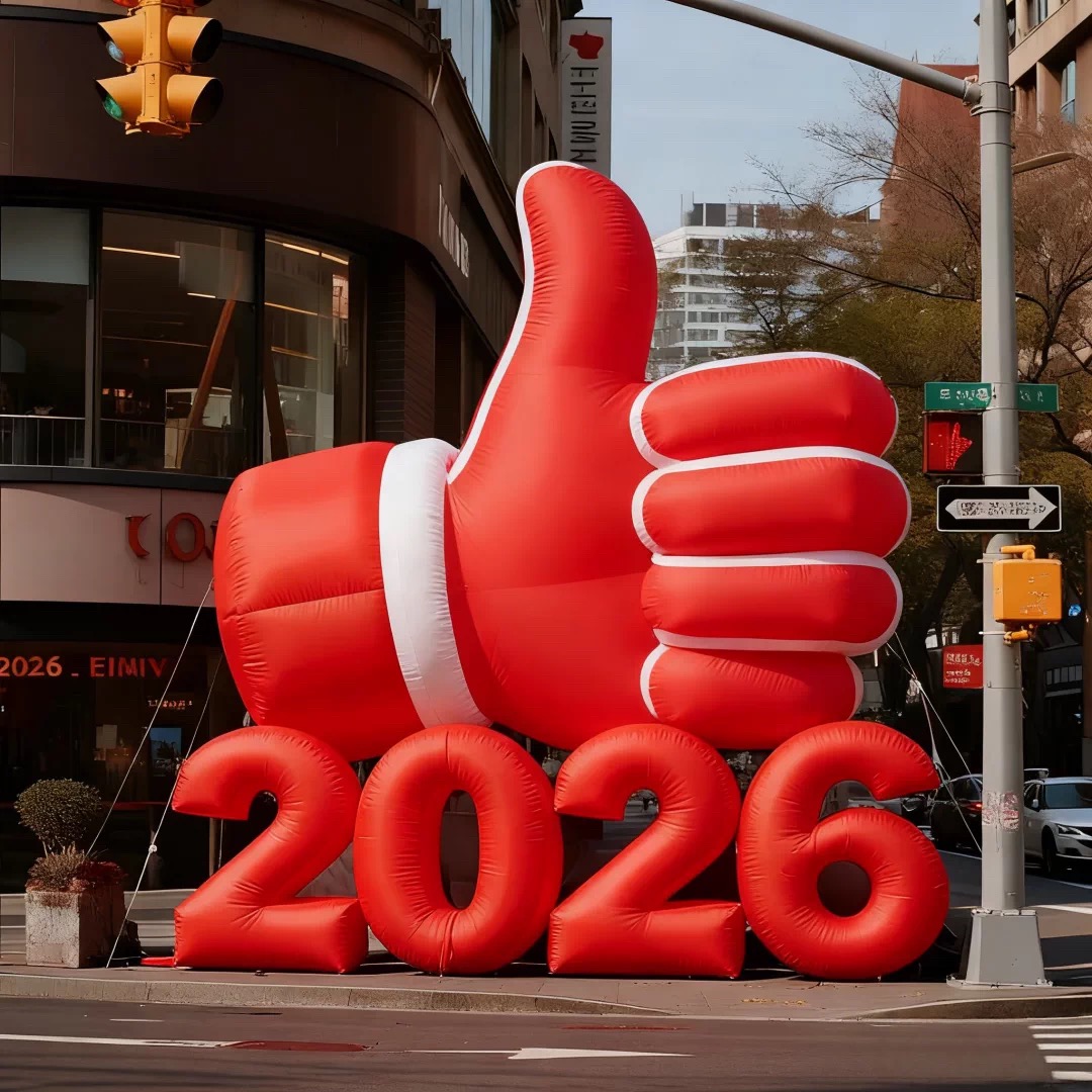 定制充气点赞手势气模仿真户外商业活动布置新年开赞网红打卡美陈