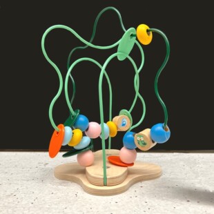 宜家乌斯塔串珠迷宫绕珠游戏架儿童早教益智思维逻辑玩具国内代购