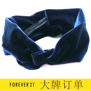 2017新款发饰 欧美复古时尚金丝绒发带 兔耳朵蝴蝶结VIVI洗脸头带