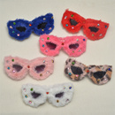 痞幼同款 夸张搞怪沙雕太阳眼镜凹造型 毛绒猫眼镶钻墨镜女网红个性