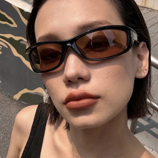 y2k千禧辣妹风未来感防风骑行太阳眼镜欧美复古男女潮人嘻哈墨镜