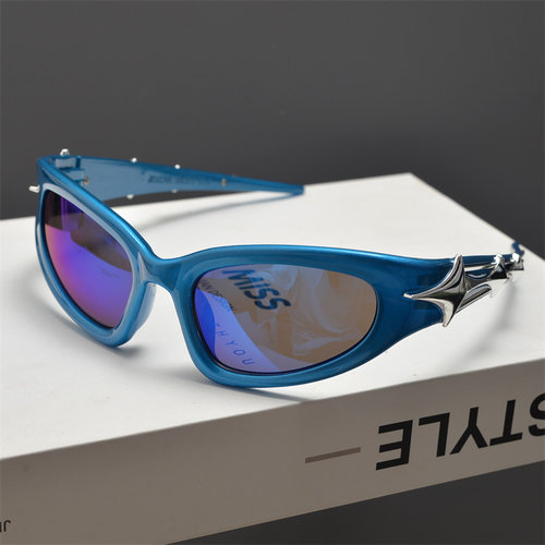 凹造型飞行员式复古男女星星墨镜