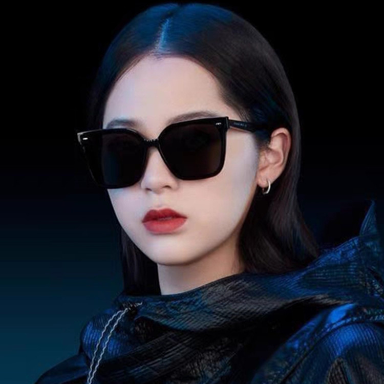 虞书欣娜娜同款黑色大框方形墨镜