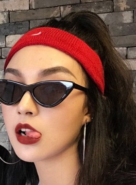 FF封帆美伢同款超个性太阳眼镜欧美潮流原宿复古墨镜三角猫眼眼镜