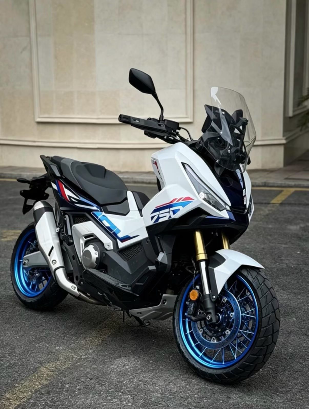 XADV750凯胜改装辐条轮毂前17后15原厂数据无损安装加大17轮毂