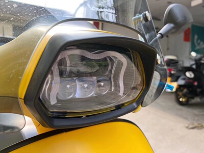 适用于VESPA 冲刺 125 150 改装 高亮度 LED 大灯总成 透镜大灯