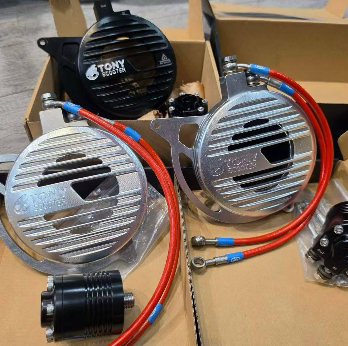 Vespa150春天冲刺越南tony油冷散热器散热效率提升减少机油热衰