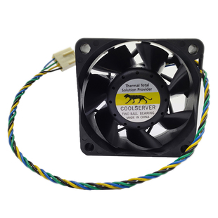 全新原装金钱豹6025风扇 F6025HD12B-P20 12V0.85A 4针双滚珠风扇