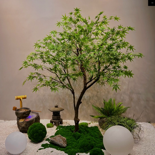 ins枫仿真枫树造景落地摆件