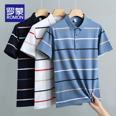 罗蒙夏季短袖日常POLO衫
