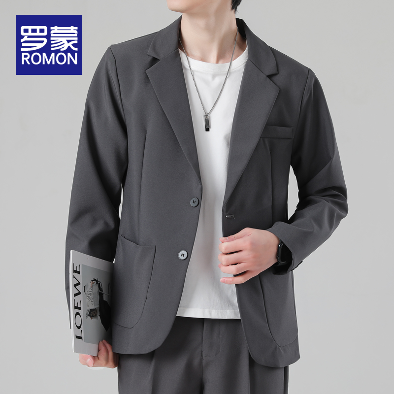 罗蒙日常春季标准西服