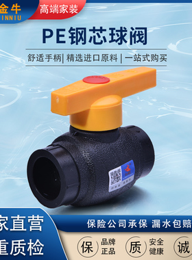 天一 金牛 pe钢芯球阀 PE管配件 pe球阀 PE阀门（4分 6分 1寸）