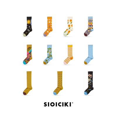 sioiciki文艺情侣棉袜品