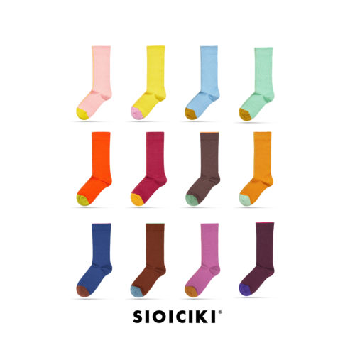 文艺彩色袜子SIOICIKI
