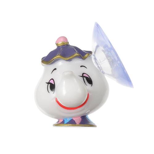 现货 日本Disney迪士尼美女与野兽茶煲太太茶壶造型手机支撑吸盘