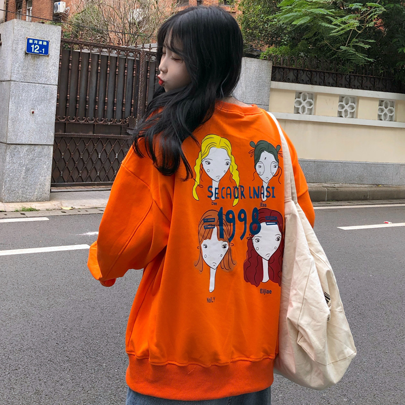 2021 spring new 6535 fish scale cartoon thin sweater women's T-shirt