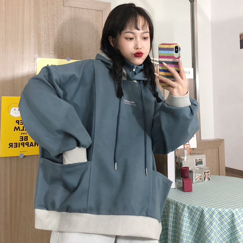 Two loose Korean Slouchy and plush coats for women