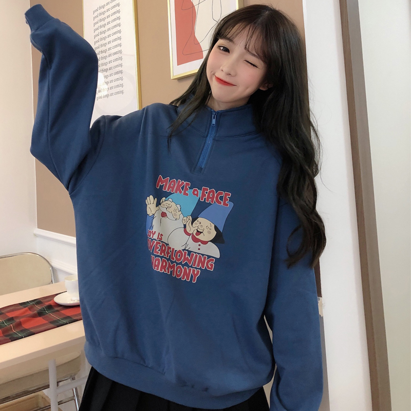 Real photo in 2021 - spring dress fish scale thin polo sweater women's Korean loose and lazy BF jacket