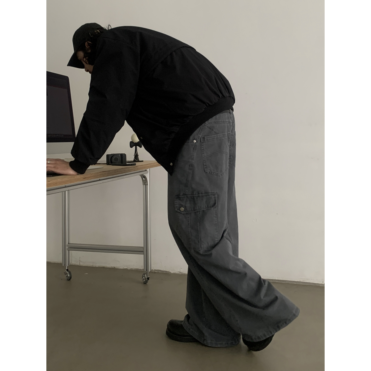 INKNOTS水洗做旧解构工装裤