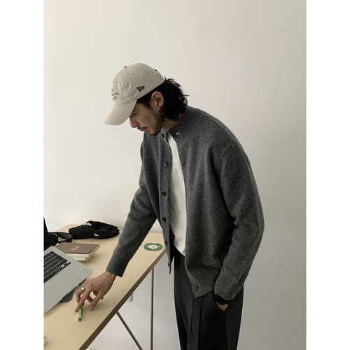 INKNOTS羊毛混纺毛衣开衫