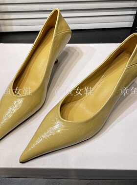 四季女鞋欧美职场5CM高跟鞋