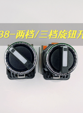 LA38-11X21 20X3转换选择开关电源按钮手自动旋钮23档两档三档22m