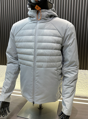 CF&CLO品质限定！80鸭绒秋冬户外轻量化男女款拼接连帽羽绒服外套