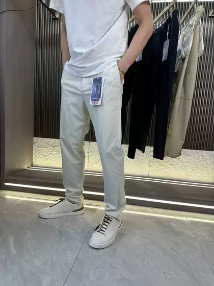 Zhendian Shen Pants@Traveler Series~High-End Spring and Summer Lightweight Elastic Breathable Simple Versatile Business Casual Pants for Men