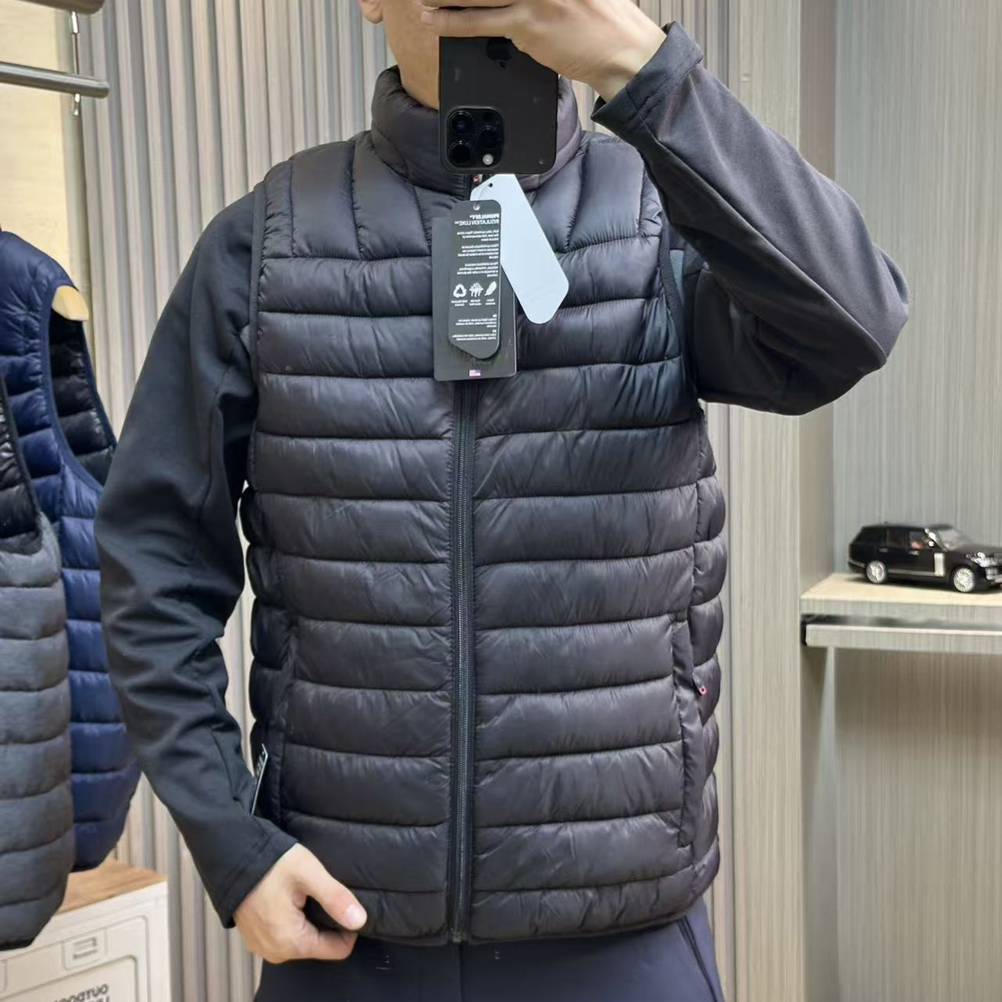 防风拒水户外休闲立领棉马甲