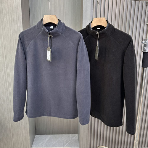 双面奥利绒厚款立领卫衣打底衫