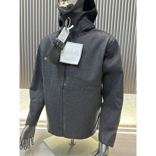 男士 CF&CLO 秋季 速热暖绒 压胶防风连帽软壳外套 高端進囗绵羊毛