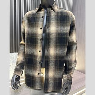 大码 整单大捡漏 衬衫 男女西海岸格纹渐变街头磨毛长袖 美单潮咖