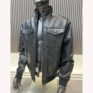 235镁金！硬汉型男直接来！高端男士秋冬水洗防撕裂皮衣夹克外套