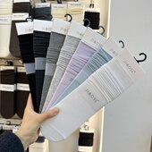 JIAOSE30409堆堆袜子带跟春夏薄款 5双 包邮 中筒袜弹力舒适无骨