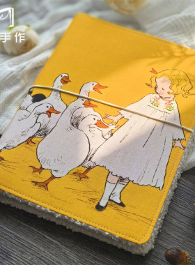 鸭鸭合唱团 童话风仓桥女孩活页A5手帐本 卡册收纳笔记日记手账本