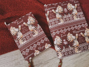 【绝版余A5 A6 Weeks书衣】虎宝十二生肖红色手帐本中国风日记