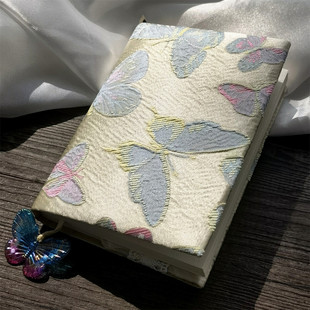 云间梦蝶 唯美中式A5A6手帐本书衣 hoboweeks活页本 手账本日记本