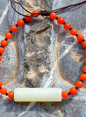 天然籽料手链证书新疆和田玉