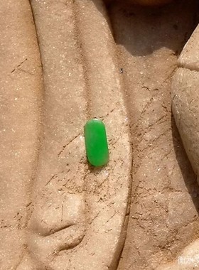 皓=月5059天然A货缅甸正阳绿老坑翡翠马鞍戒面嵌件宝玉石证书复检