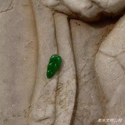 天然A货缅甸老坑翡翠戒面嵌件