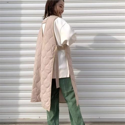 日单开襟休闲V领两侧系带