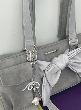 REOY STUDIO定制siweol107韩系设计师蝴蝶结单肩包大容量托特包包