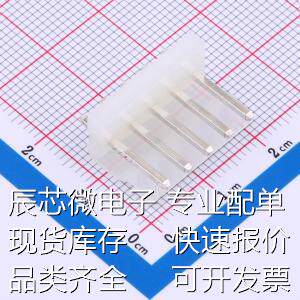 X8672WV-05-N2SN-K2 线对板/线对线连接器 系列:CH 3.96mm 1x5P原